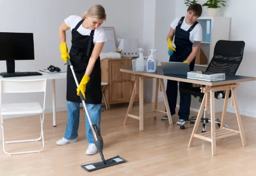 Nettoyage de bureau professionnel à Boussières